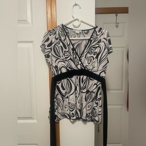 Dressy wrap blouse for woke